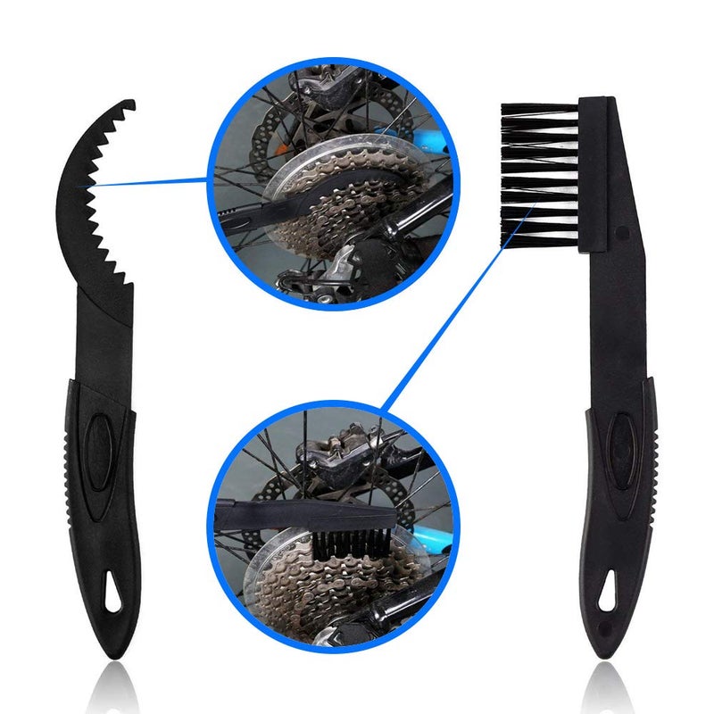 MMOBIEL Motorcycle Chain Cleaning Brush Kit Cleaner for Motorcycle, Bicycle and Mountain Bike - 4 Pcs Cleaning Brush Tool - Bike Cleaning Tool - Bicycle Chain Cleaner - Image 5